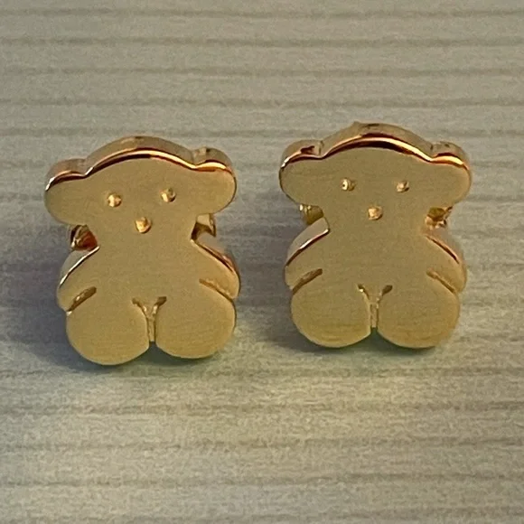 Tous baby bear earrings vermeil gold - Picture 7 of 10